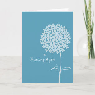 Simple White Dandelion Card