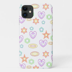 Simple white design iPhone 11 case