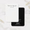 Simple White  Earring Display Card