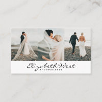 Simple white photography trendy photo calligraphy