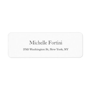 Simple Wihte Modern Minimalist Stylish