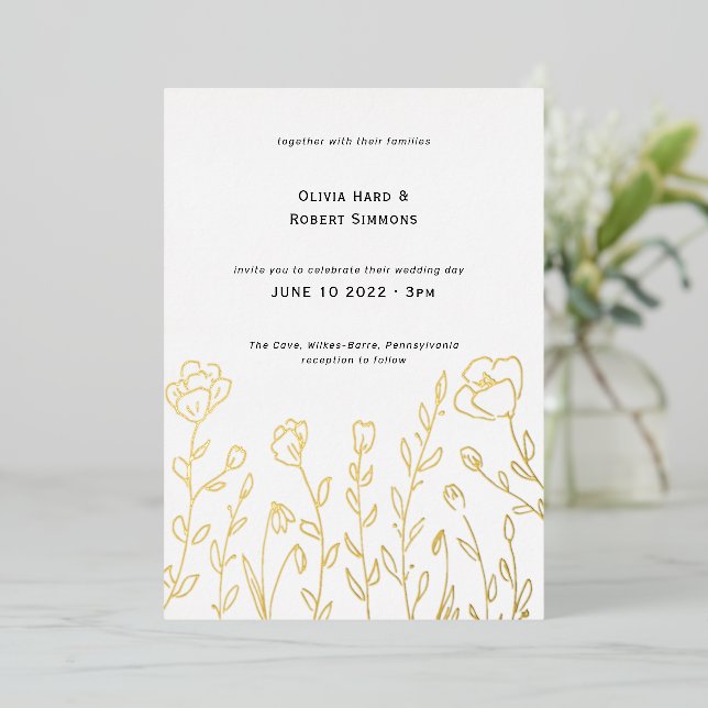 Simple Wildflower Wedding  (Standing Front)