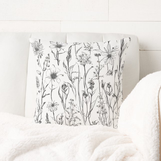 Simple Wildflowers  Cushion (Creator Uploaded)