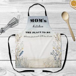 Simple Wildflowers Mum  Apron
