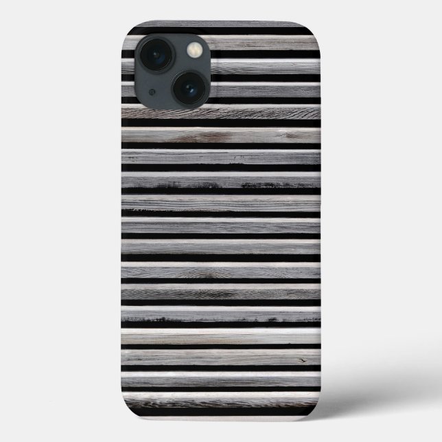Simple Wood Stripe Pattern Case-Mate iPhone Case (Back)