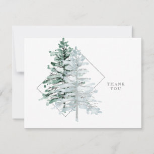 Simple Woodlands Funeral Thank You
