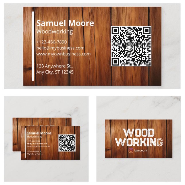 Simple Woodworking Professional Sawmill Handymen Business Card (Simple Woodworking Professional Sawmill Handymen Business Card
)