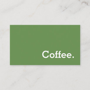 Simple Word Dark Loyalty Coffee Punch-Card