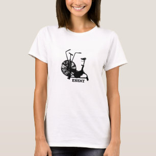 Simple Workout Black White Funny Gym Humour T-Shirt