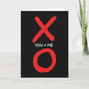 Simple Xo You And Me Card