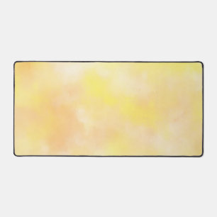 Simple yellow desk mat
