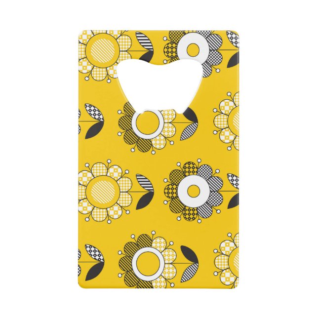 Simple Yellow Folk Floral Pattern (Front)