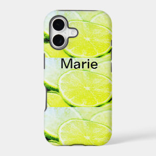 Simple yellow green lemon add name minimal custom