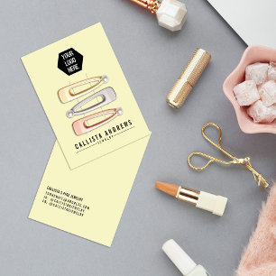 Simple Yellow Multiple Hair Clip Display Card