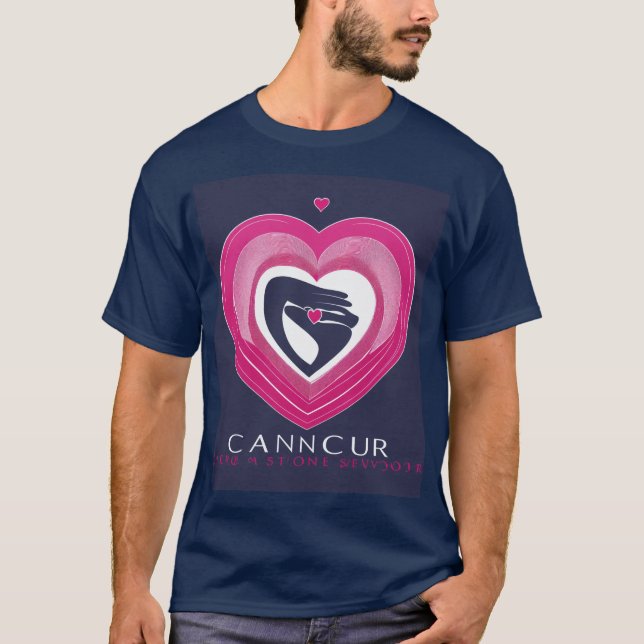 Simple Yet Bold: The Iconic Heart Logo T-Shirt" T-Shirt (Front)