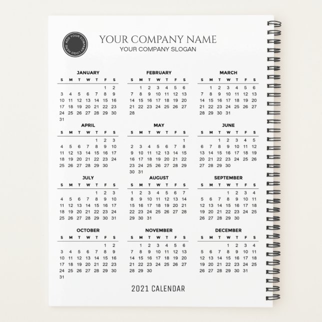 Simple Yet Elegant 2021 Calendar | Planner (Back)