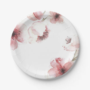 Simple yet Elegant Cherry Blossom   Paper Plate