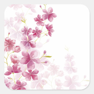 Simple yet Elegant Cherry Blossom   Sticker