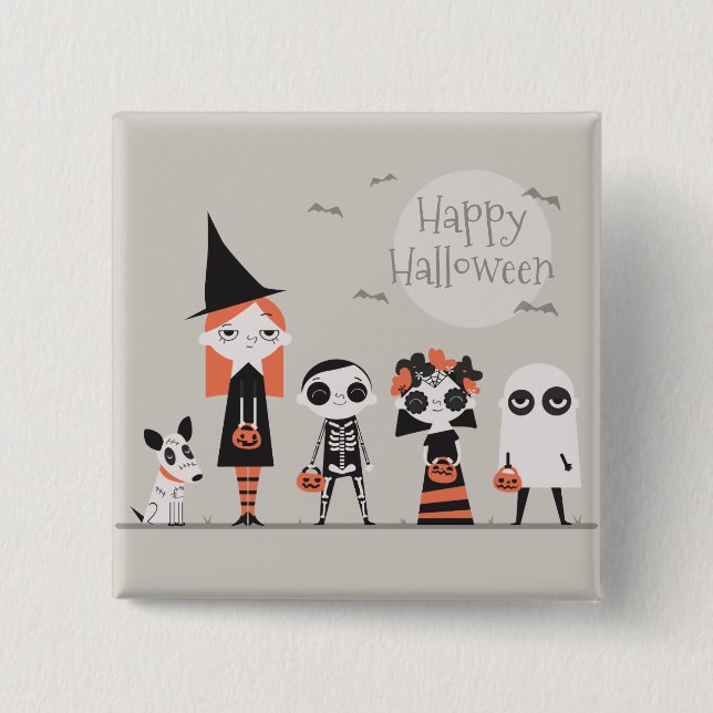 Simple yet Elegant Halloween | Button (Front)