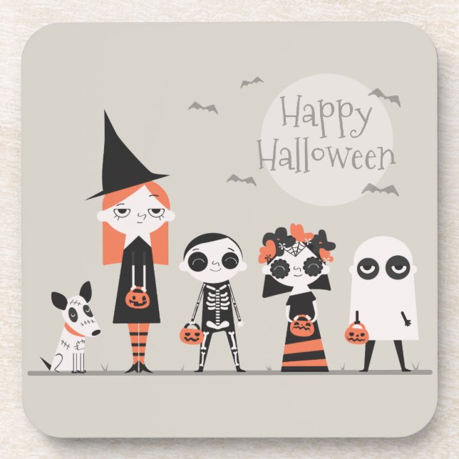 Simple yet Elegant Halloween | Coaster (Front)