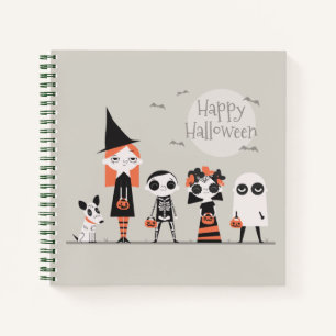 Simple yet Elegant Halloween   Notebook
