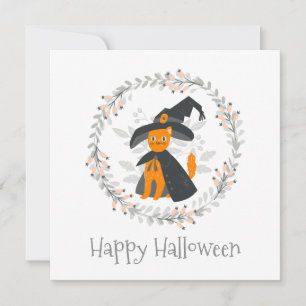 Simple yet Elegant Halloween Party Invitation