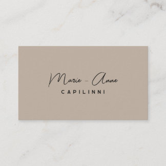 Simple Yet Elegant Modern Minimalist Design Business Card