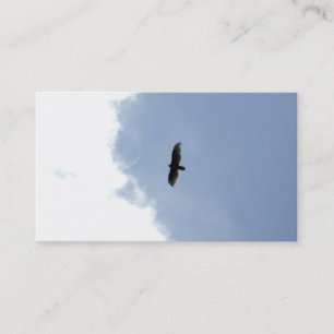 simple yet powerful business card - soaring eagle