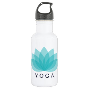 Simple Yoga Blue Lotus 532 Ml Water Bottle