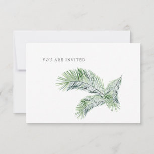 Simple You are Invited Tropical Wedding Website Invitation