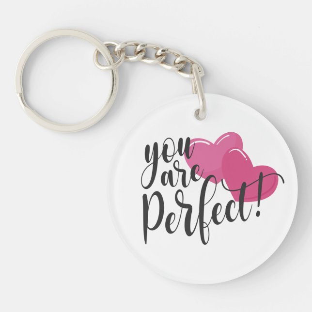 Simple You Are Perfect Valentine | Keychain (Front)
