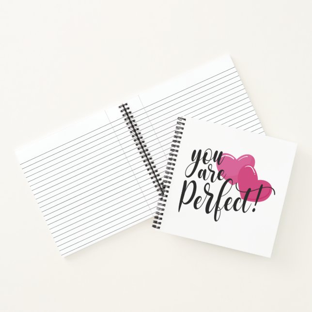 Simple You Are Perfect Valentine | Notebook (Inside)