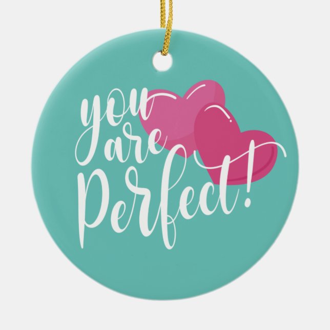 Simple You Are Perfect Valentine | Ornament (Front)