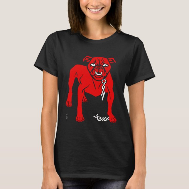 Simplicissimus Bull Dog Vintage Cartoon T-Shirt (Front)