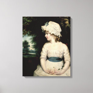 Simplicity - A Portrait of Miss Theophilia Ghatkin Canvas Print