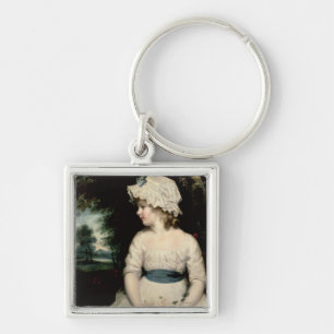 Simplicity - A Portrait of Miss Theophilia Ghatkin Key Ring
