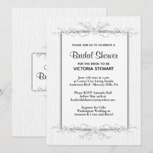 Simplicity Bridal Shower Invitation