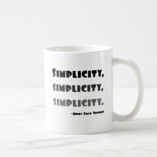 Simplicity Coffee Mug