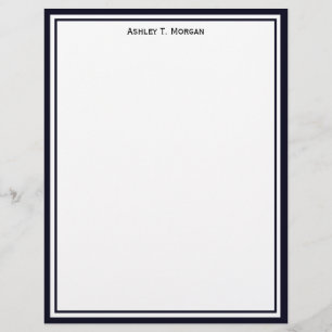 Simplicity Dk Blue / White Personalized SV