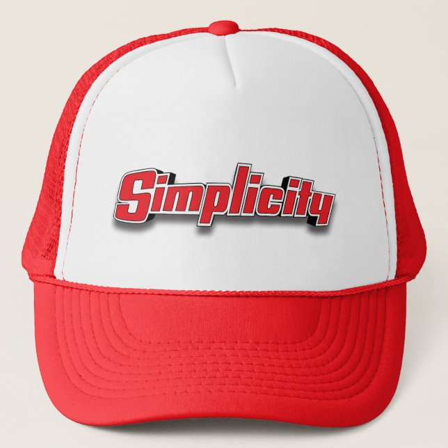Simplicity Garden Tractor Equipment Art Hat (Front)