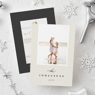 Simplicity Holiday Photo Card