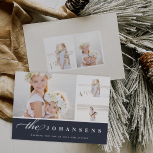 Simplicity Holiday Photo Collage Card