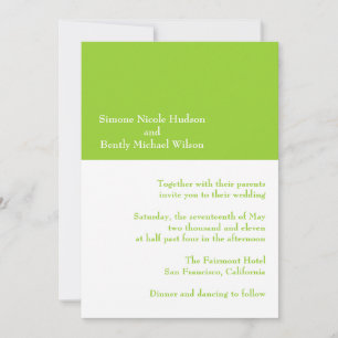 Simplicity Invitations