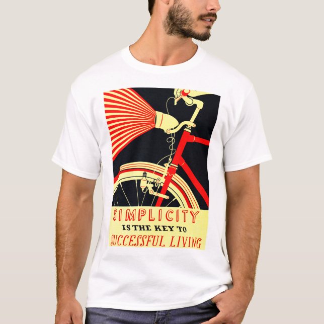 SIMPLICITY is the Key to SUCCESSFUL LIVING Old WPA T-Shirt (Front)