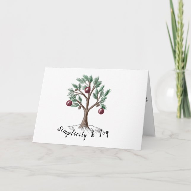 Simplicity & Joy Card (Front)