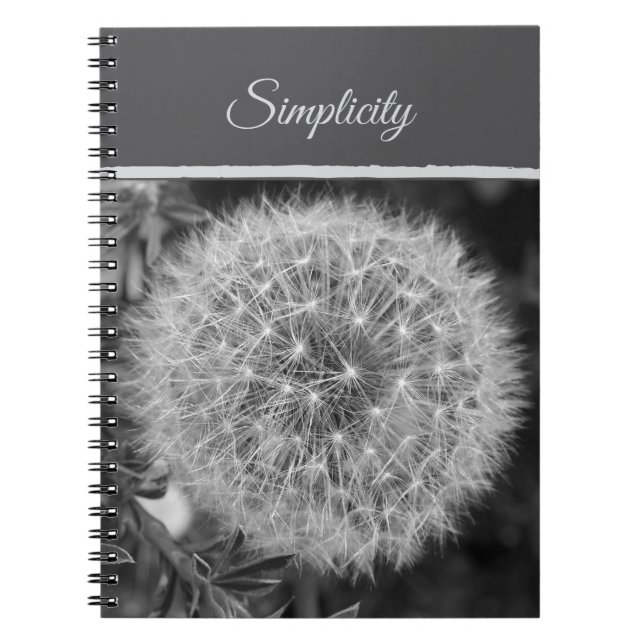 Simplicity Puff Spiral Photo Notebook (Front)