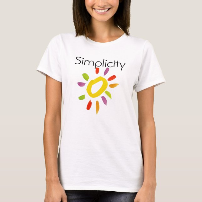 Simplicity T-shirt (Front)