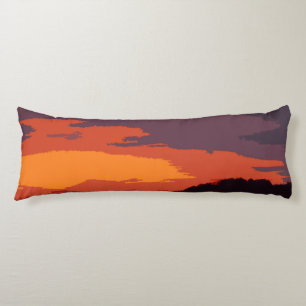 Simplified sunset body cushion