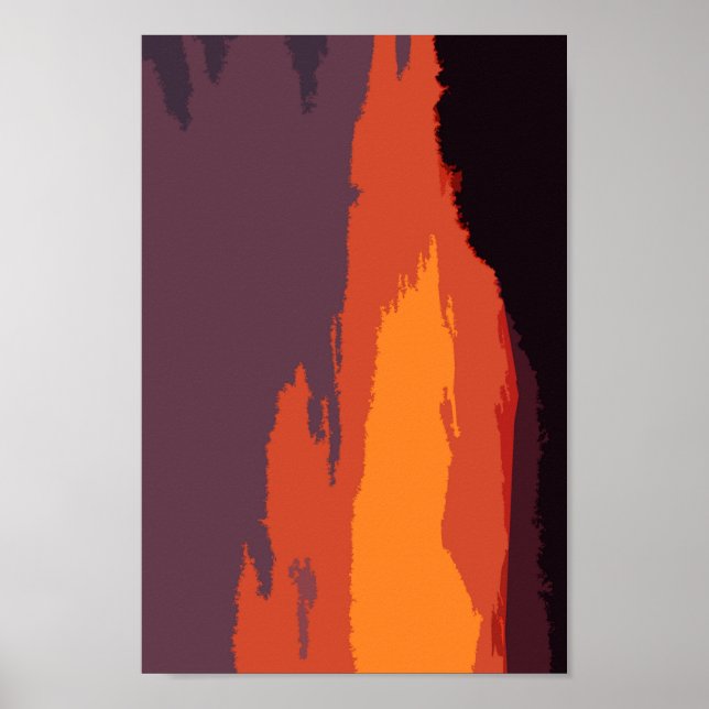 Simplified sunset poster (Front)