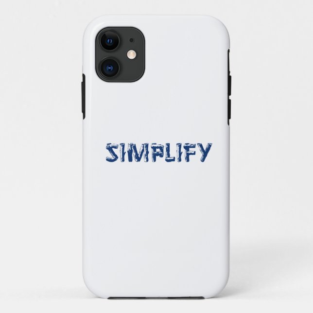 Simplify Case-Mate iPhone Case (Back)